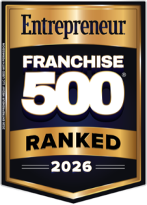 Entrepreneur Franchise 500 Ranked 2026 badge