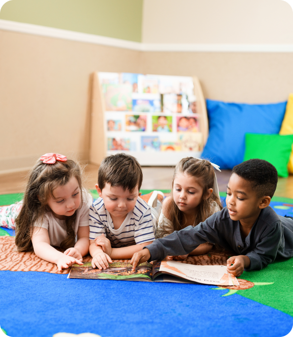 Children and teachers in a Lightbridge Academy classroom